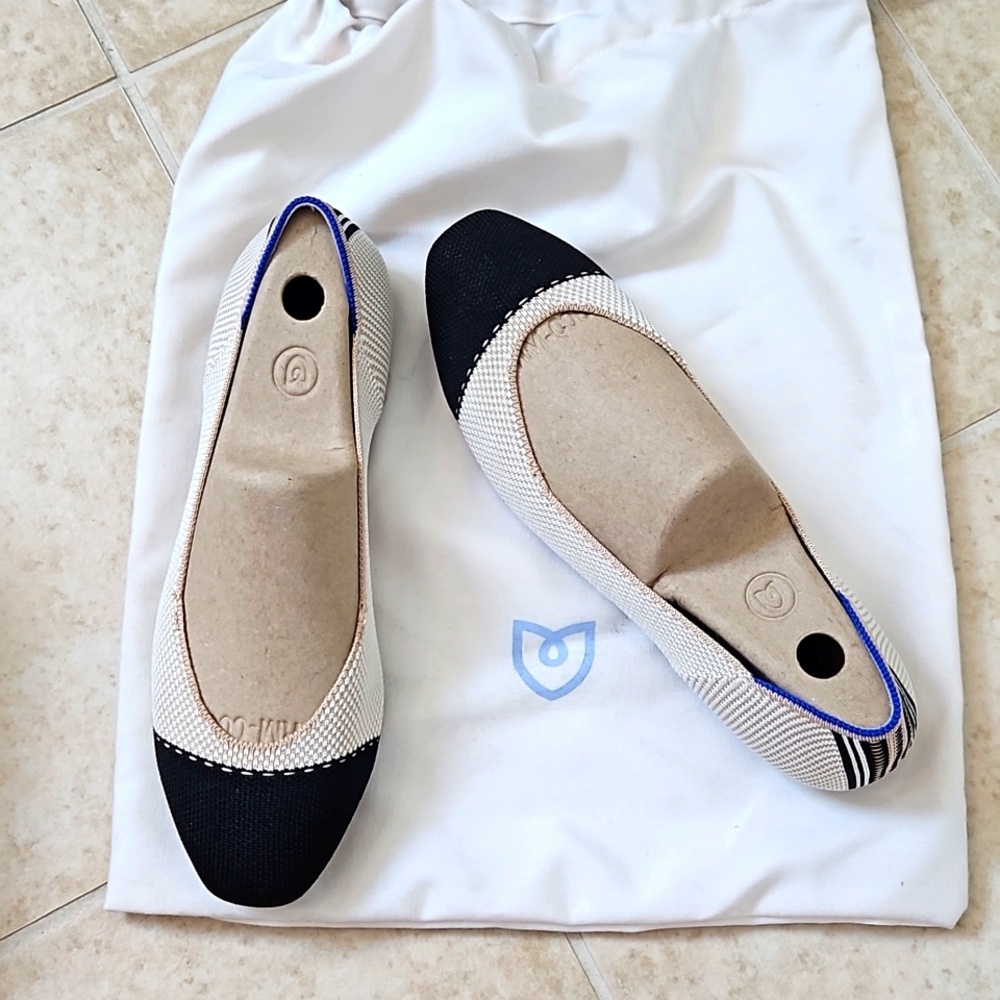 Rothy's Tuxedo 9 Captoe Square